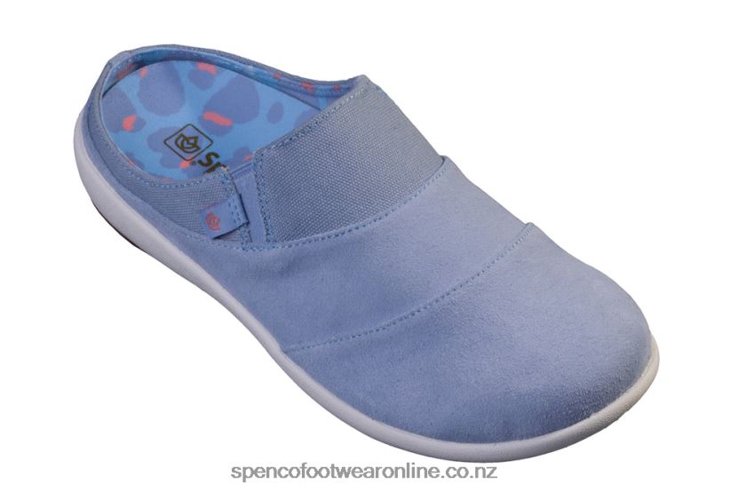 Women Spenco Footwear Siesta Bokeh Layered 426V8T629 Blue Fog