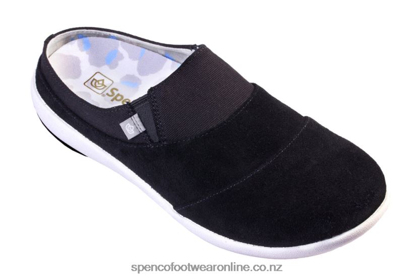 Women Spenco Footwear Siesta Bokeh Layered 426V8T630 Black