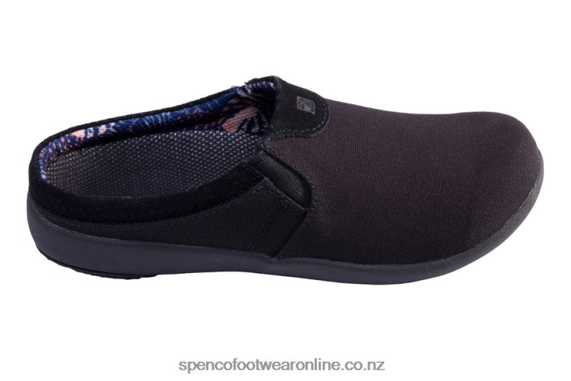 Women Spenco Footwear Siesta Nuevo Perforated 426V8T625 Black