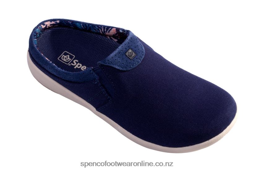 Women Spenco Footwear Siesta Nuevo Perforated 426V8T627 Peacoat