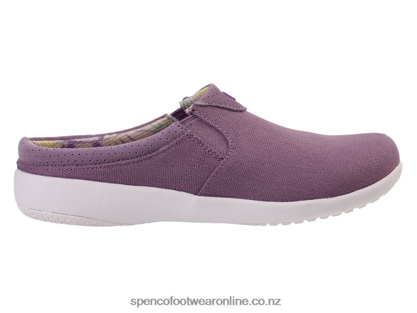 Women Spenco Footwear Siesta Nuevo Perforated - New Colors 426V8T442 Elderberry