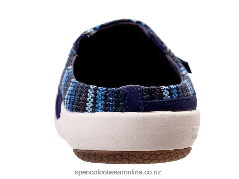 Women Spenco Footwear Siesta Nuevo Stripe 426V8T399 Navy