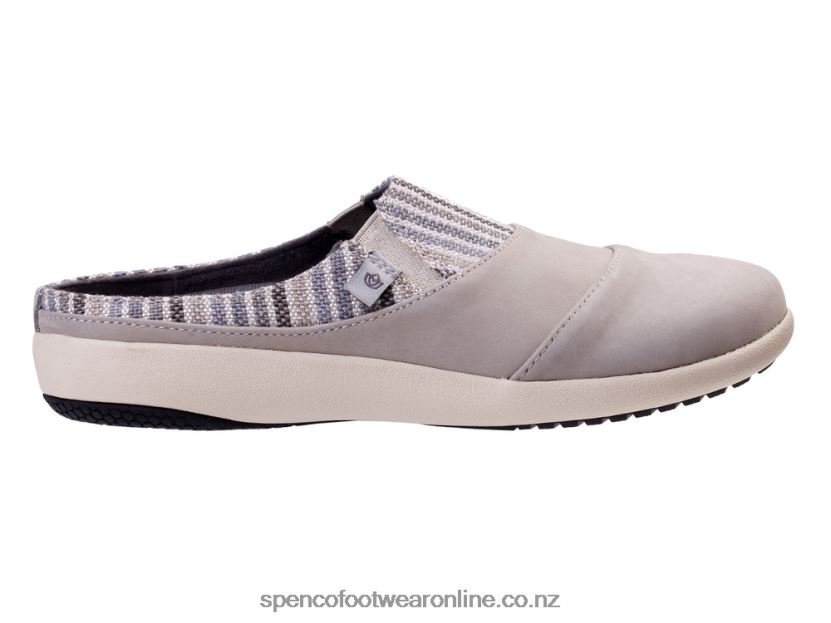 Women Spenco Footwear Siesta Nuevo Stripe 426V8T402 Grey