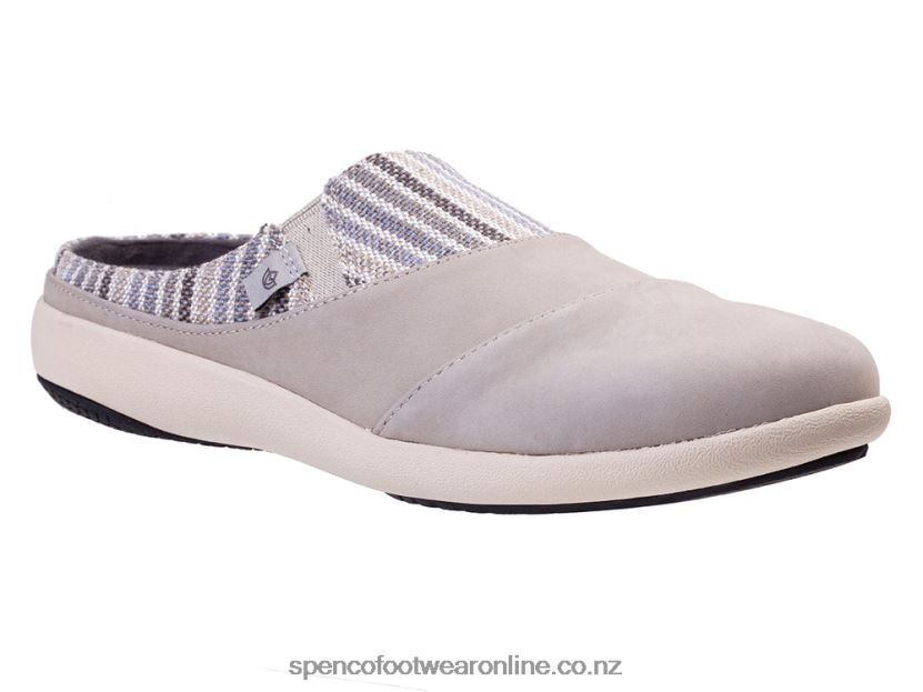 Women Spenco Footwear Siesta Nuevo Stripe 426V8T402 Grey