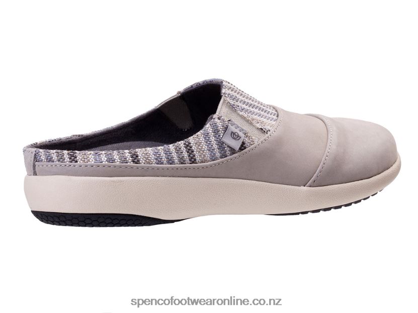 Women Spenco Footwear Siesta Nuevo Stripe 426V8T402 Grey