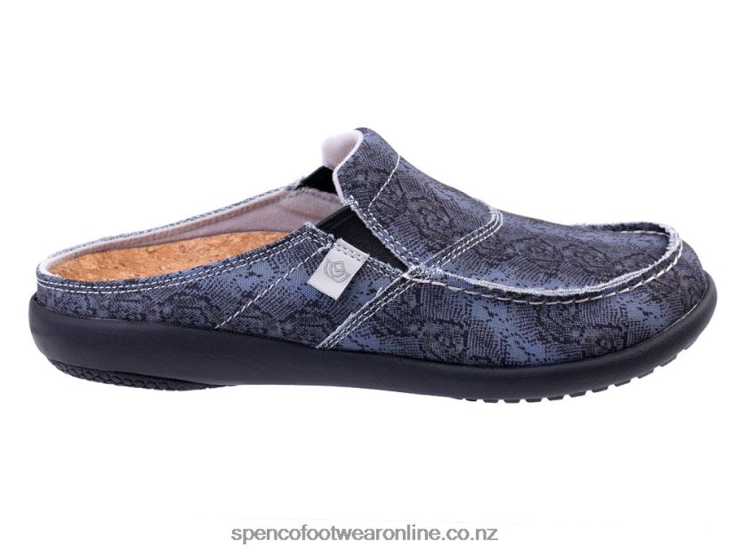 Women Spenco Footwear Siesta Snake Classic 426V8T526 Black