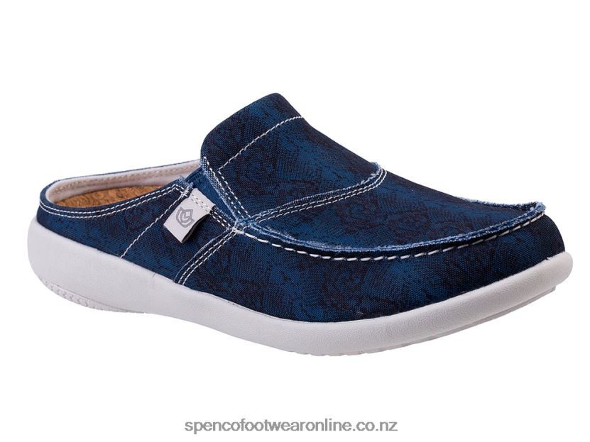 Women Spenco Footwear Siesta Snake Classic 426V8T527 Bluestone