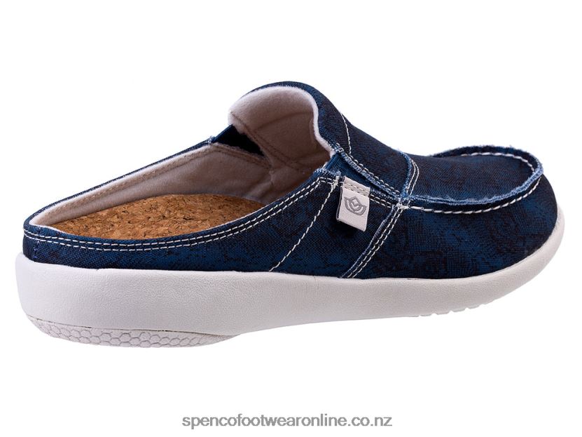 Women Spenco Footwear Siesta Snake Classic 426V8T527 Bluestone