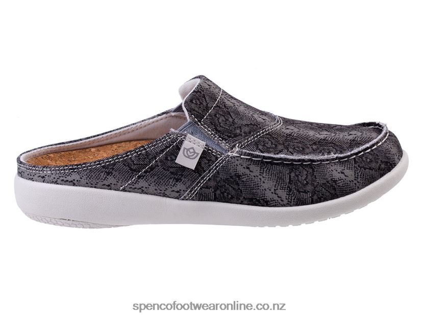 Women Spenco Footwear Siesta Snake Classic 426V8T528 Silver Grey