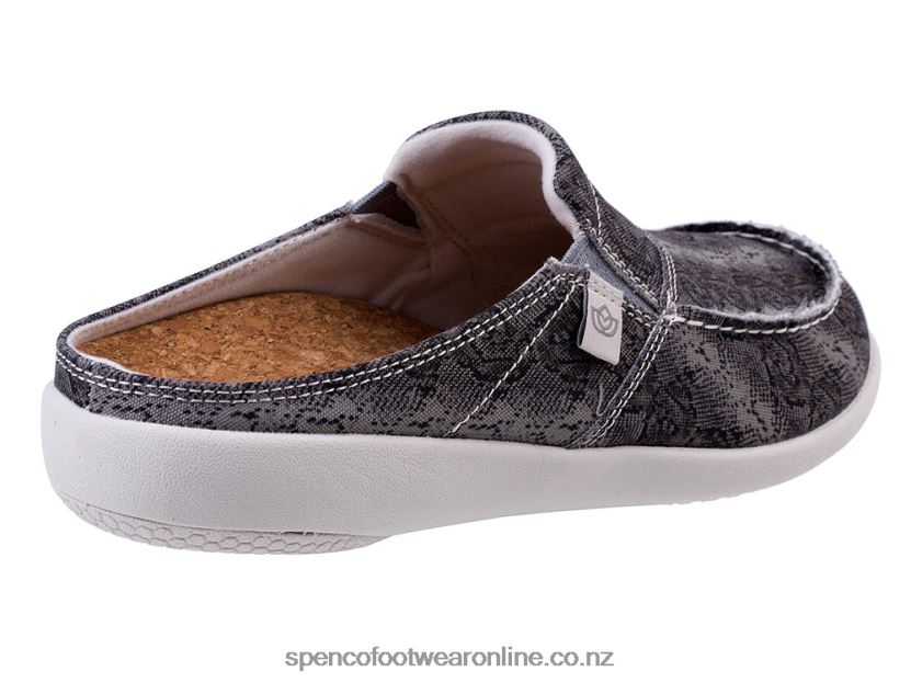 Women Spenco Footwear Siesta Snake Classic 426V8T528 Silver Grey