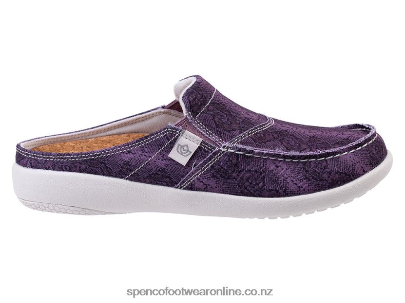 Women Spenco Footwear Siesta Snake Seasonal 426V8T524 Elderberry