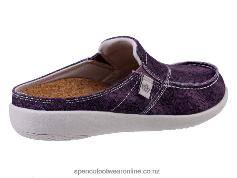 Women Spenco Footwear Siesta Snake Seasonal 426V8T524 Elderberry