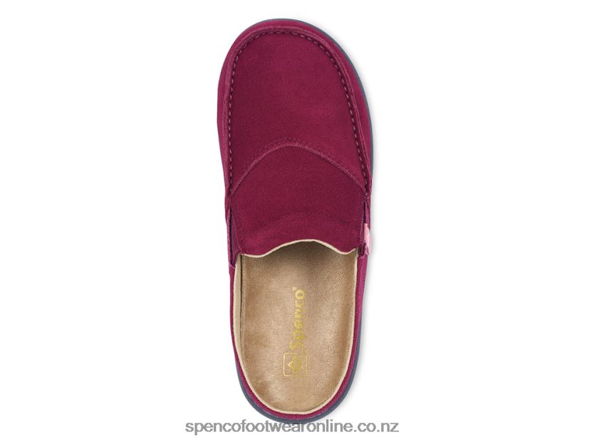 Women Spenco Footwear Siesta Via 426V8T616 Burgundy