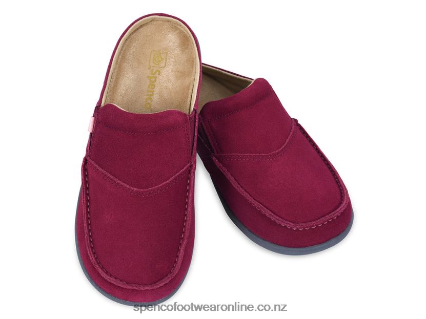 Women Spenco Footwear Siesta Via 426V8T616 Burgundy
