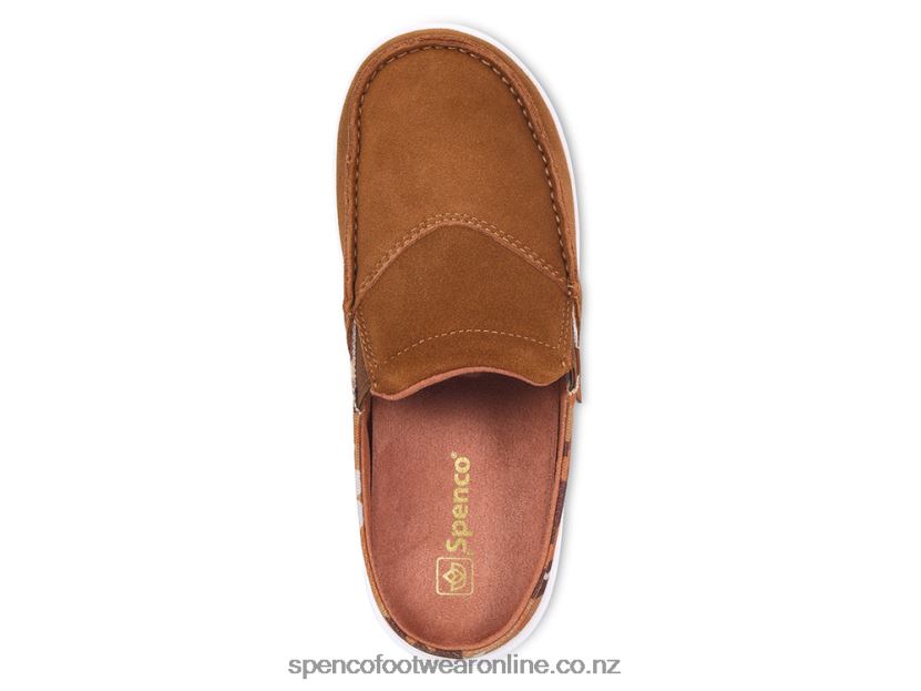 Women Spenco Footwear Siesta Via Pattern 426V8T618 Cashew Camo