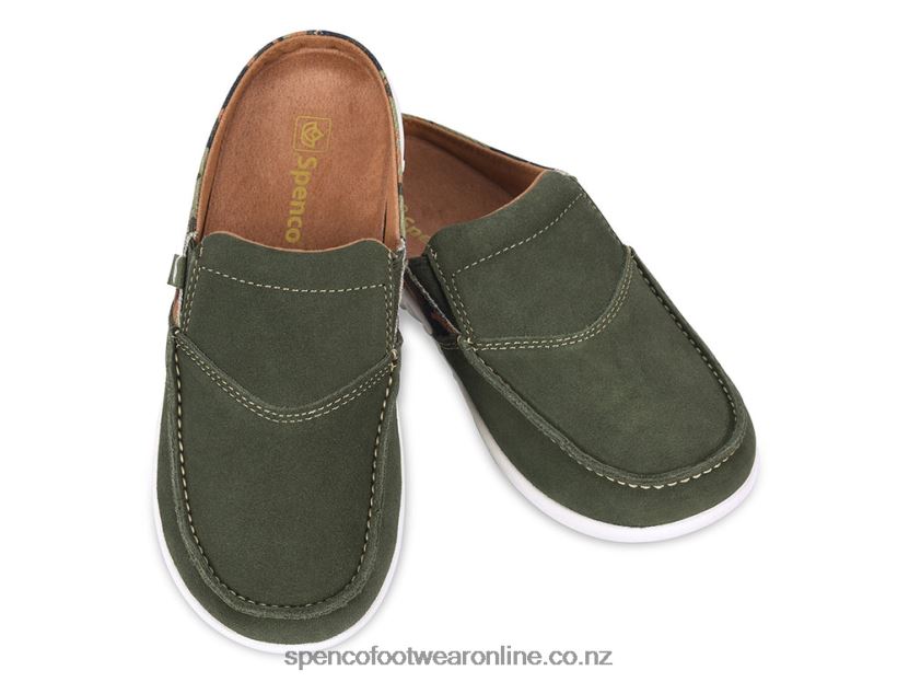 Women Spenco Footwear Siesta Via Pattern 426V8T620 Olive Camo