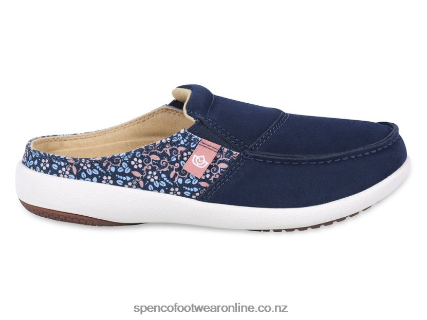 Women Spenco Footwear Siesta Via Pattern 426V8T621 Peacoat Floral