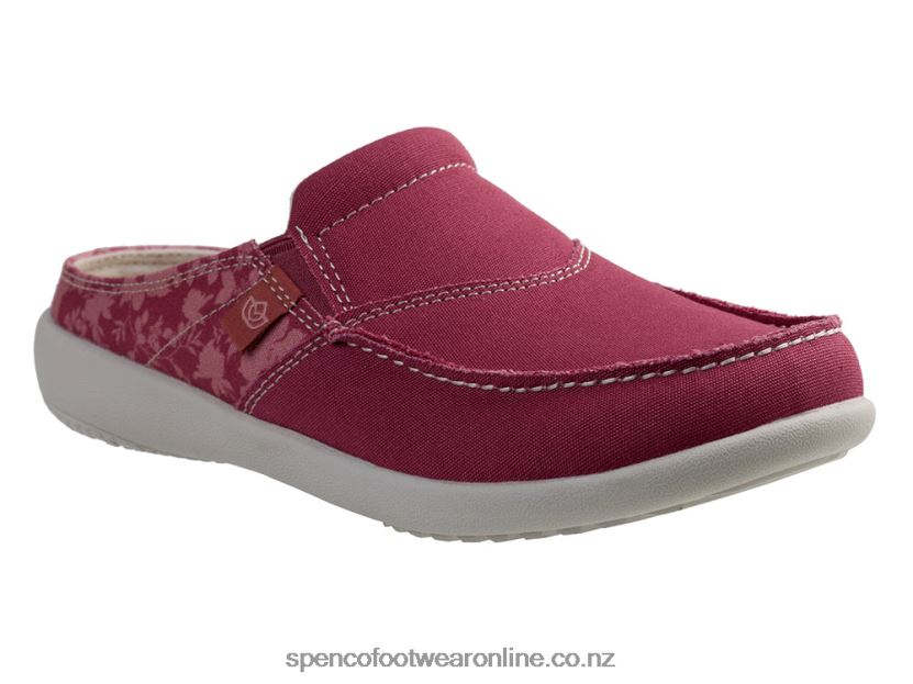 Women Spenco Footwear Siesta Vintage Floral 426V8T293 Mauvewood