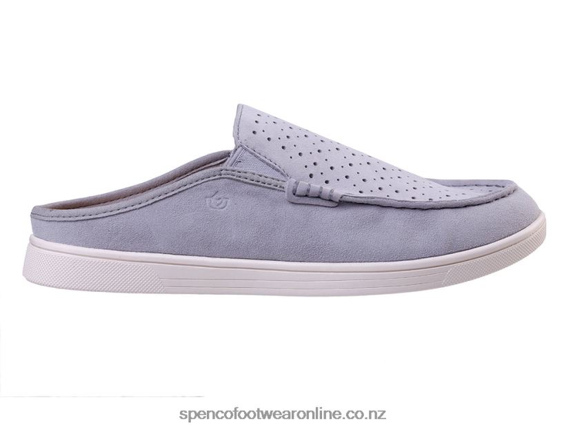 Women Spenco Footwear St. Maarten Perforated 426V8T382 Grey