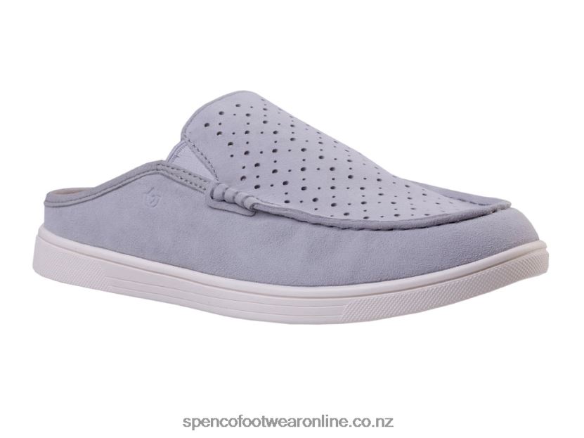 Women Spenco Footwear St. Maarten Perforated 426V8T382 Grey