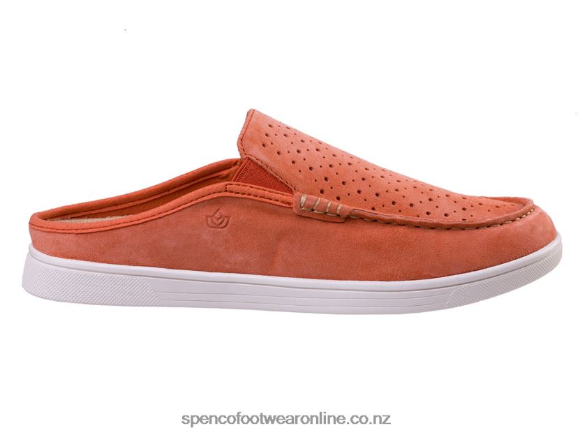 Women Spenco Footwear St. Maarten Perforated 426V8T384 Brick