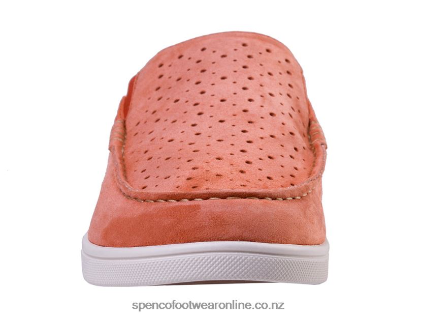 Women Spenco Footwear St. Maarten Perforated 426V8T384 Brick