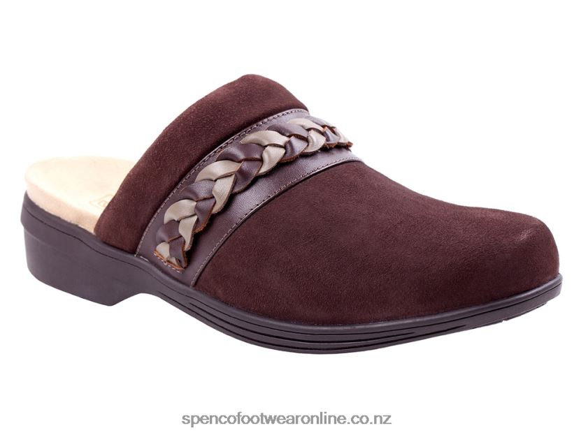 Women Spenco Footwear Topanga Clog 426V8T569 French Roast