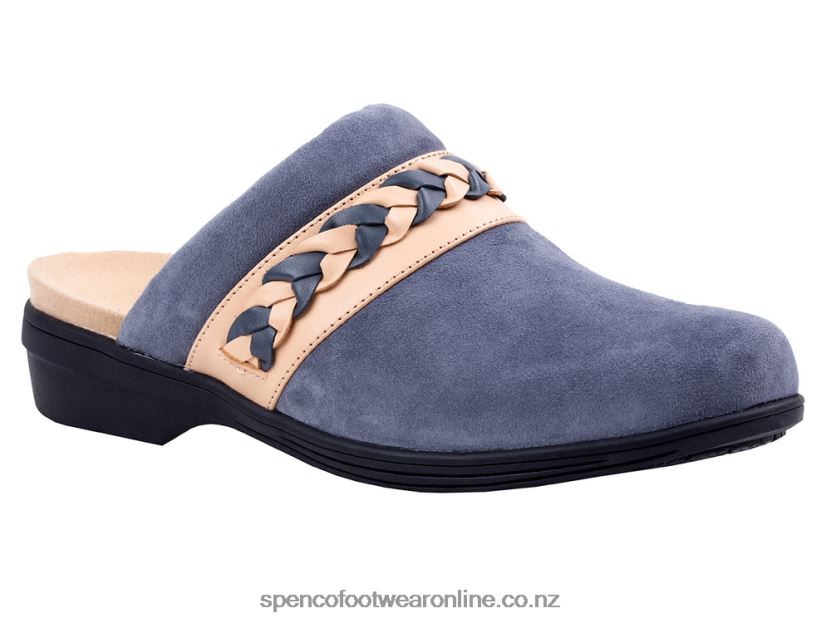 Women Spenco Footwear Topanga Clog 426V8T570 Iron Gate