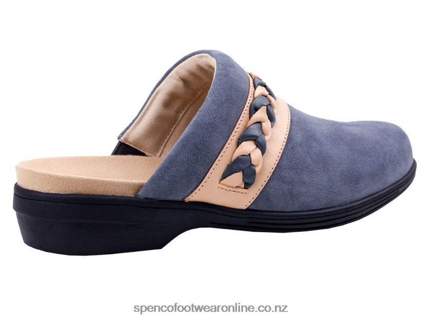 Women Spenco Footwear Topanga Clog 426V8T570 Iron Gate