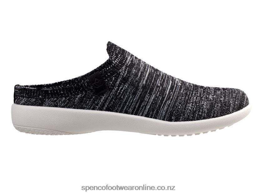 Women Spenco Footwear Utopia Spacedye 426V8T329 Black Space Dye