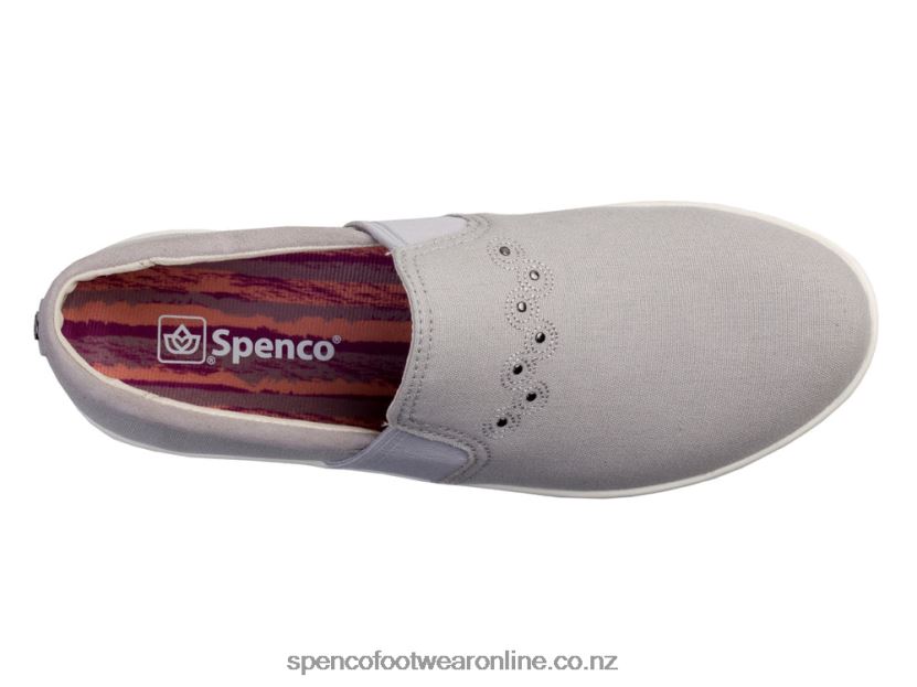 Women Spenco Footwear Waterfront Canvas 426V8T288 Bittersweet