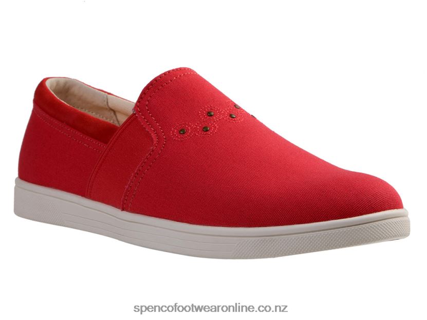 Women Spenco Footwear Waterfront Canvas 426V8T288 Bittersweet