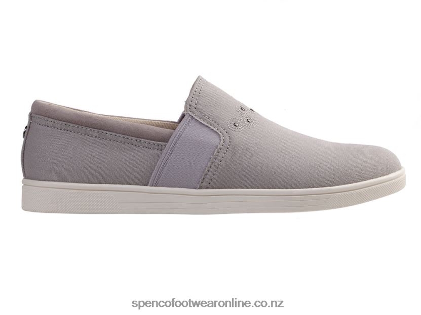Women Spenco Footwear Waterfront Canvas 426V8T290 Grey