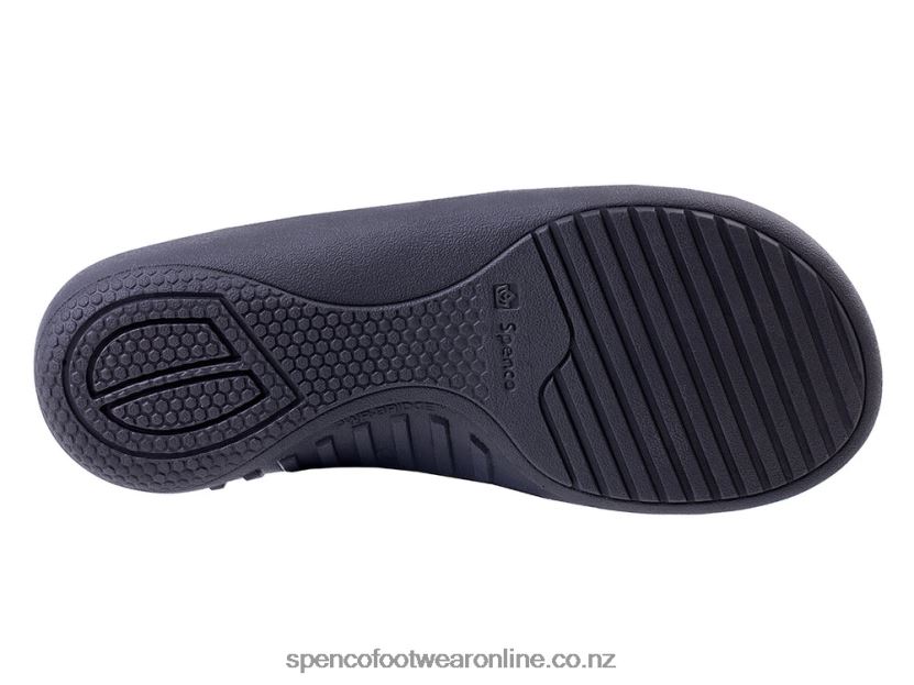 Women Spenco Footwear Aria Stripe Slide 426V8T347 Black