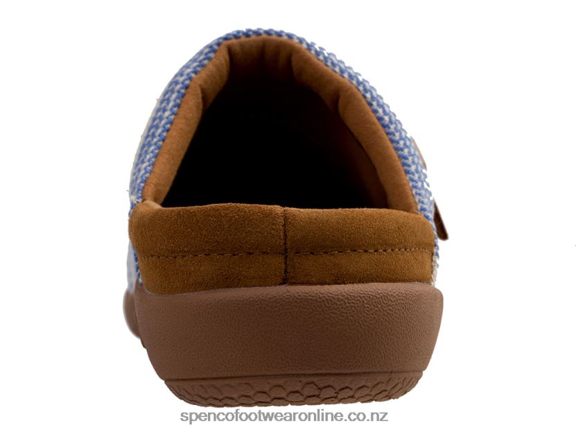 Women Spenco Footwear Aria Stripe Slide 426V8T348 Blue