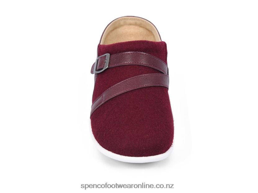Women Spenco Footwear Ashton Wool Slide 2020 426V8T589 Burgundy