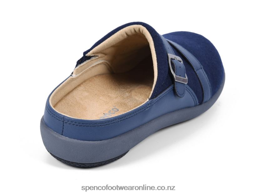 Women Spenco Footwear Ashton Wool Slide 2020 426V8T591 Dark Navy