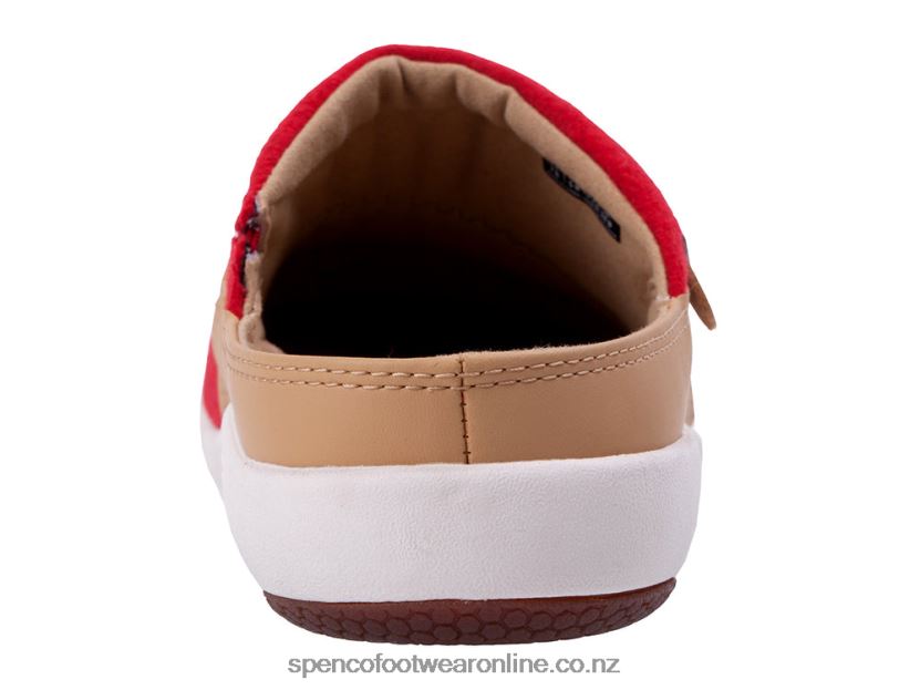 Women Spenco Footwear Ashton Wool Slide 426V8T592 Baked Apple