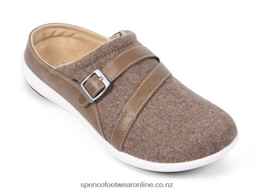 Women Spenco Footwear Ashton Wool Slide 426V8T594 Tan