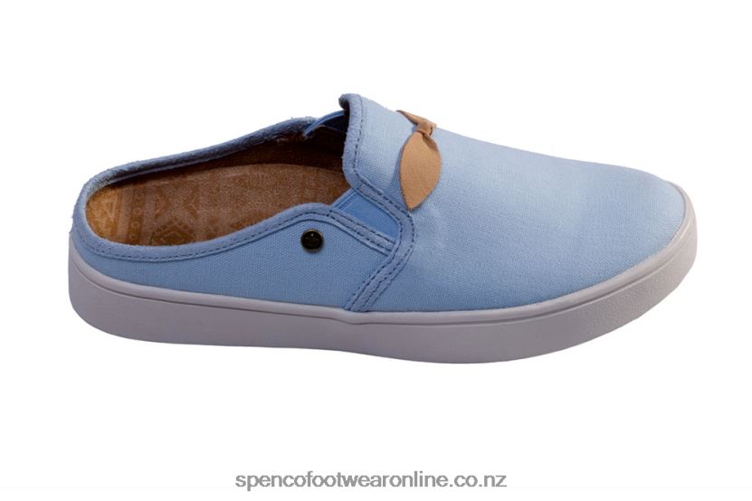 Women Spenco Footwear Audrey Slide 426V8T556 Cool Blue