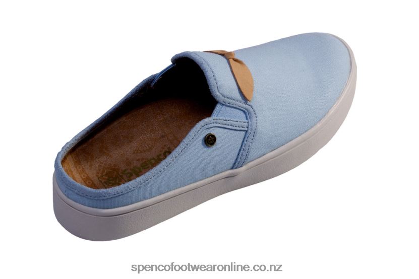 Women Spenco Footwear Audrey Slide 426V8T556 Cool Blue