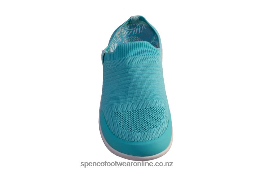 Women Spenco Footwear Blissful Slide 426V8T595 Aqua Sea