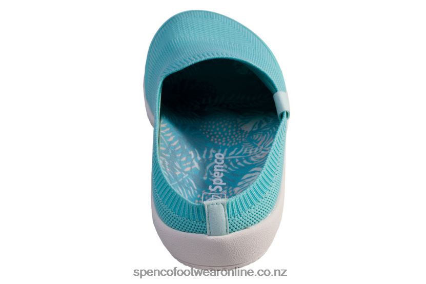 Women Spenco Footwear Blissful Slide 426V8T595 Aqua Sea