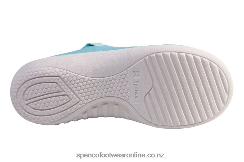 Women Spenco Footwear Blissful Slide 426V8T595 Aqua Sea