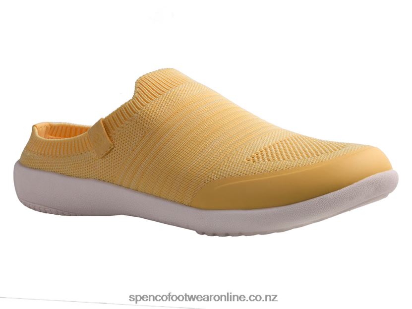 Women Spenco Footwear Blissful Slide Seasonal 426V8T509 Pale Banana