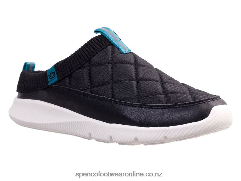 Women Spenco Footwear Clara Quilted Slide 426V8T426 Black