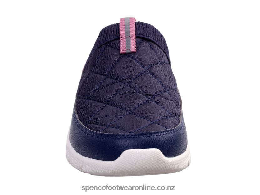 Women Spenco Footwear Clara Quilted Slide 426V8T427 Navy