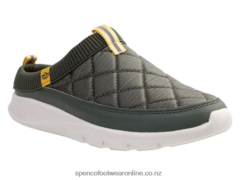 Women Spenco Footwear Clara Quilted Slide 426V8T428 Olive