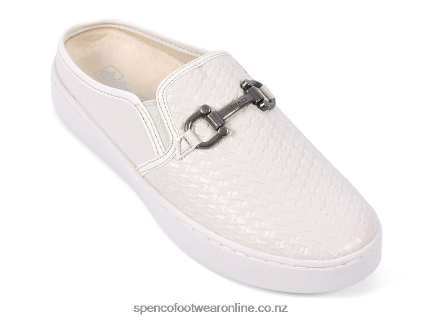 Women Spenco Footwear Durham Slide 426V8T609 Light Grey