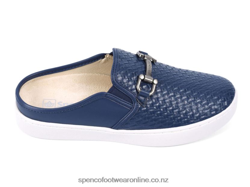 Women Spenco Footwear Durham Slide 426V8T610 Navy